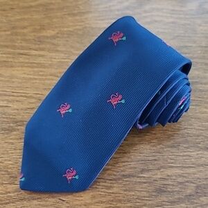 AVALA Vintage Teenie Devil Pattern Tie, Made in Great Britain